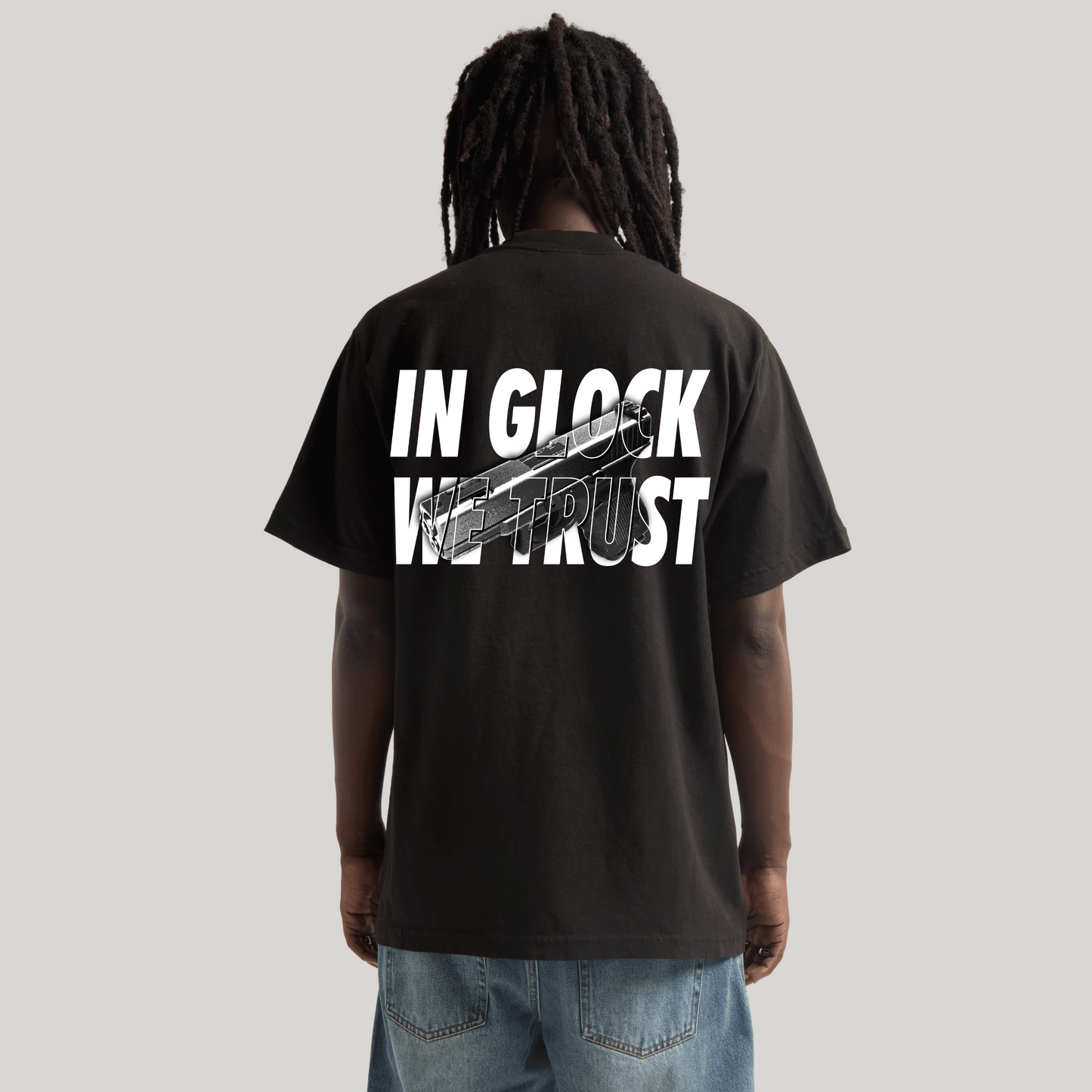 Cravenus "In Glock We Trust" Max Heavyweight Garment-Dyed Tee - Cap On