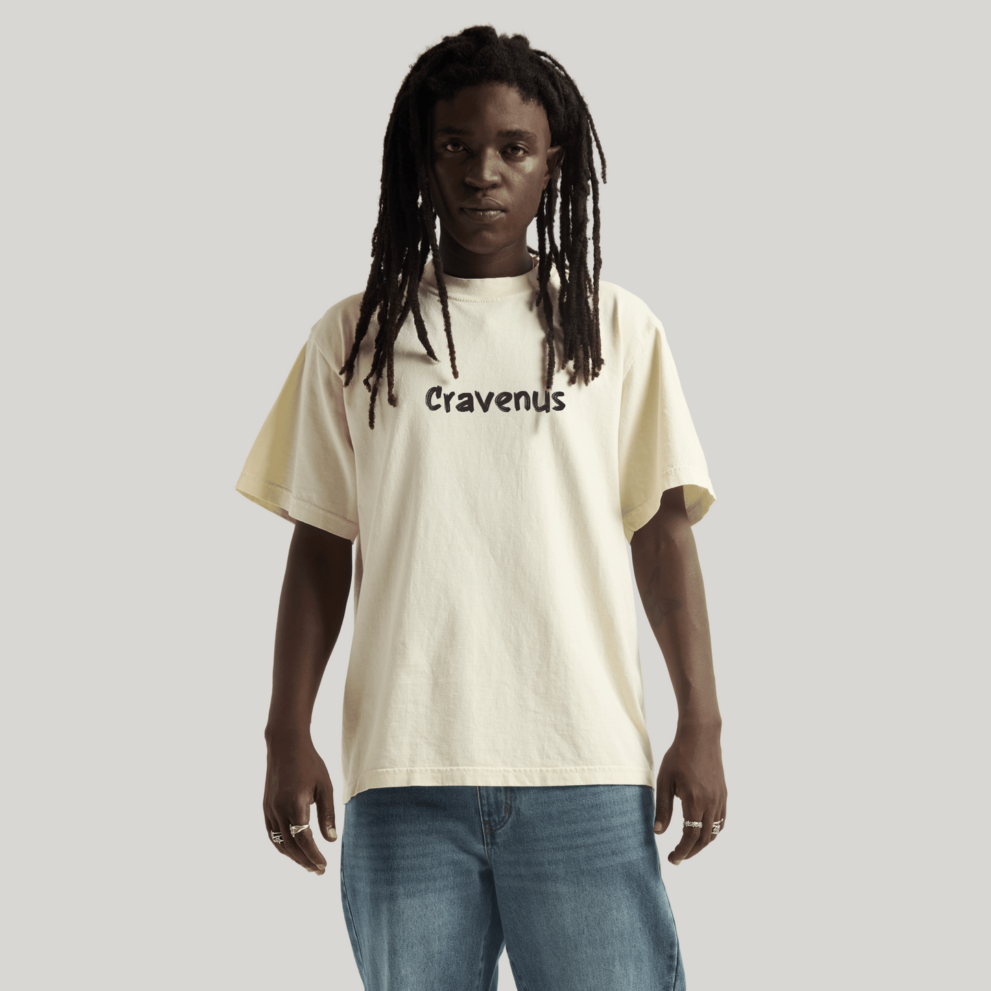 Cravenus "Never Complain" Max Heavyweight Garment-Dyed Tee - Cap On