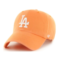 '47 Brand قبعة لوس أنجلوس دودجرز MLB برتقالية قابلة للتعديل بتصميم Clean Up