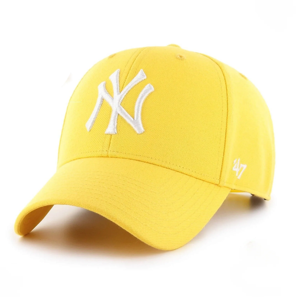'47 Brand New York Yankees MLB Yellow MVP Adjustable Cap