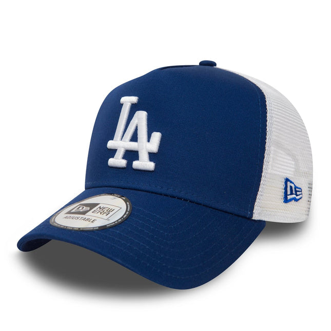 New Era LA Dodgers Clean Blue A-Frame Trucker Cap - Cap On