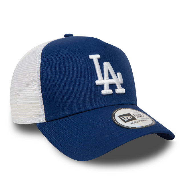 New Era LA Dodgers Clean Blue A-Frame Trucker Cap - Cap On