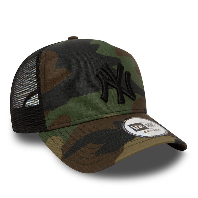 New Era New York Yankees Clean Camo A-Frame Trucker Cap