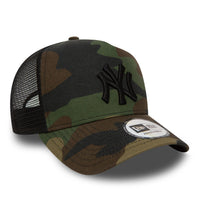 New Era New York Yankees Clean Camo A-Frame Trucker Cap