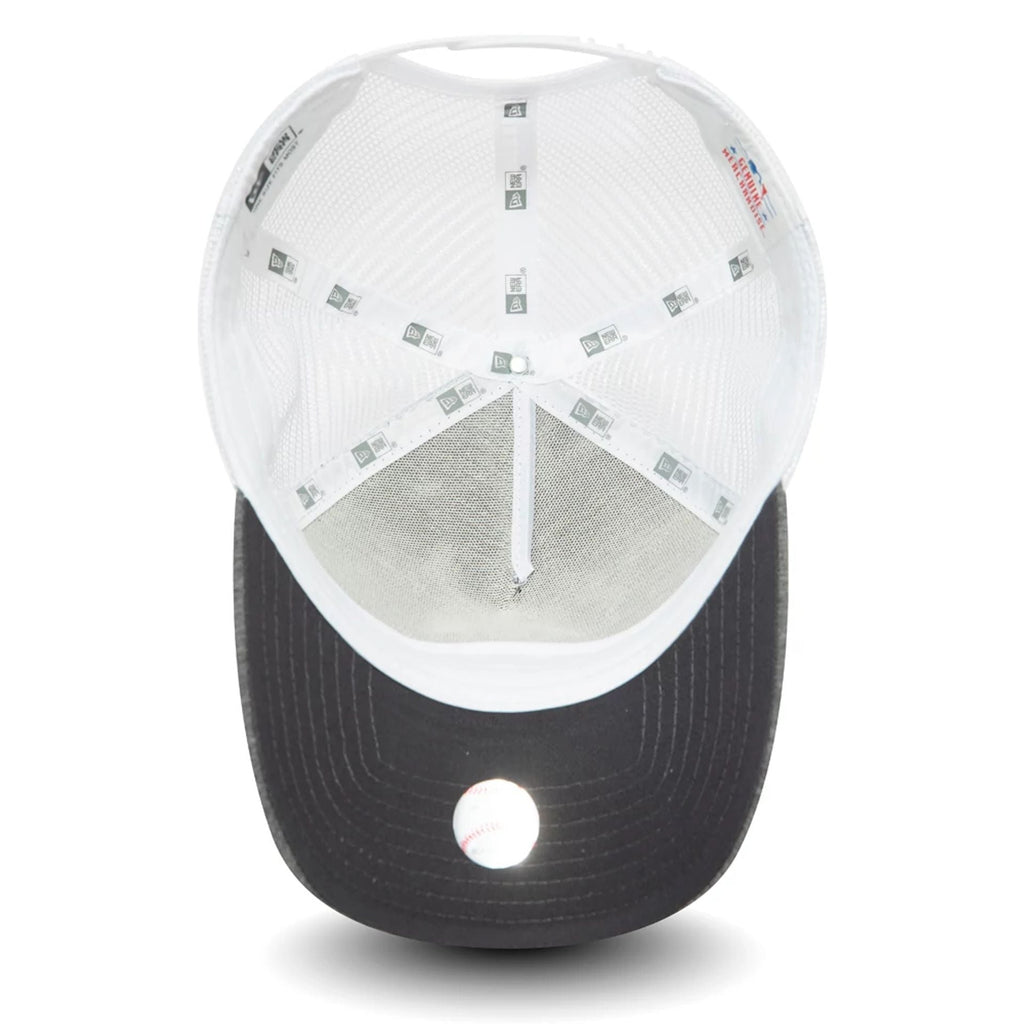 New Era New York Yankees Jersey Grey A-Frame Trucker Cap - Cap On