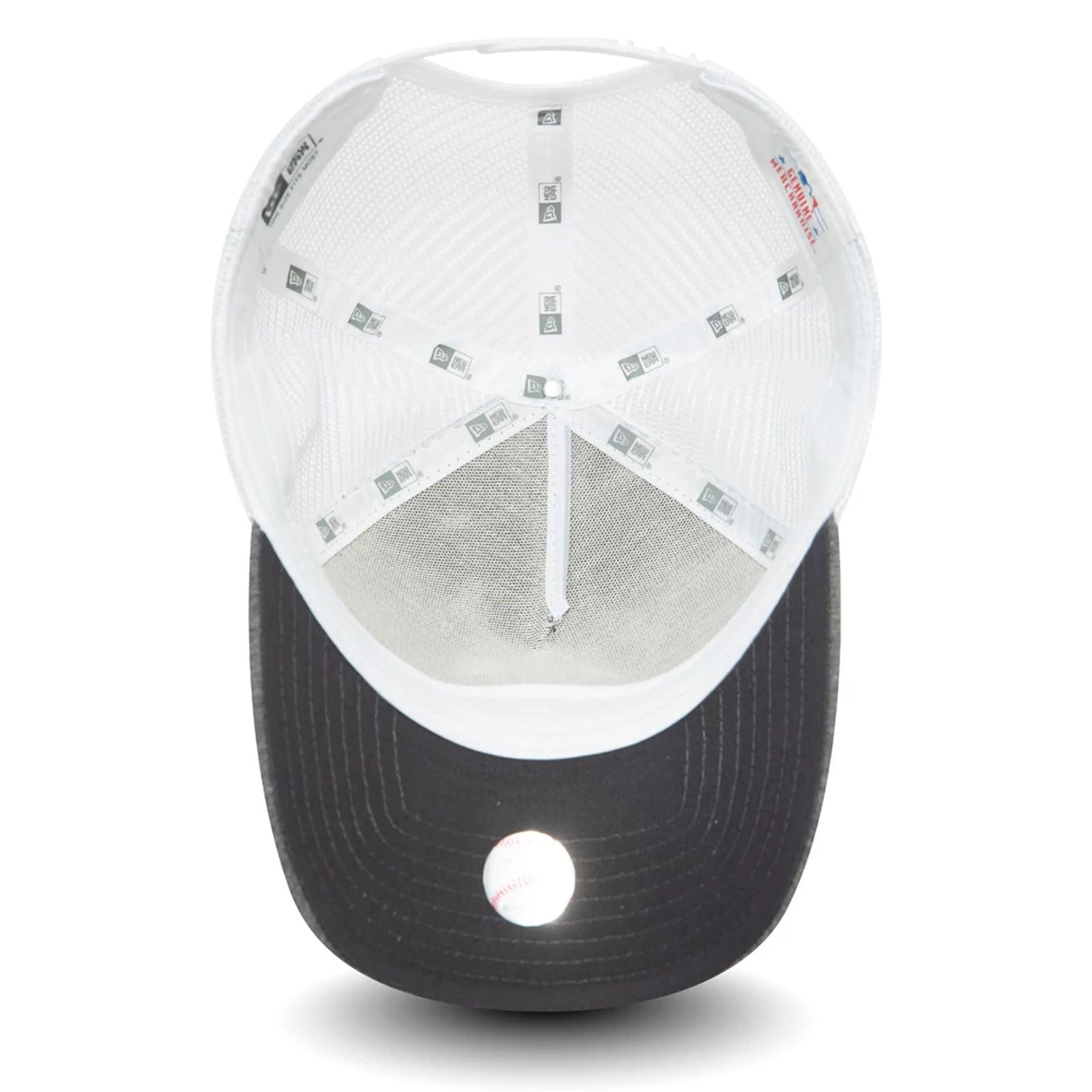 New Era New York Yankees Jersey Grey A-Frame Trucker Cap - Cap On