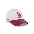 New Era Los Angeles Dodgers MLB Side Script 9FORTY Cap Ivory Red