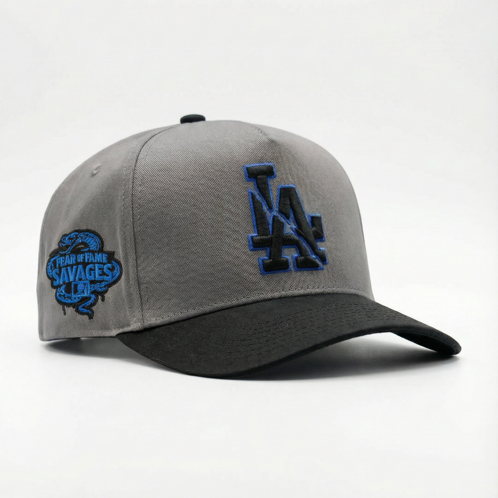 Fear of Fame “Savages” LA Cap Grey - Electric Blue