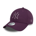 New Era New York Yankees Womens MLB Metallic Logo Purple 9FORTY Adjustable Cap