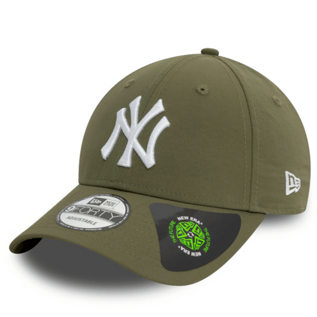 New Era New York Yankees Repreve League Essential Khaki Green 9FORTY Adjustable Cap