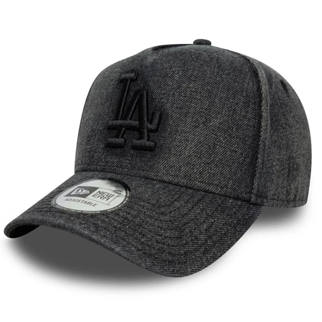 New Era LA Dodgers MLB Denim Black 9FORTY E-Frame Trucker Cap