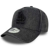 New Era LA Dodgers MLB Denim Black 9FORTY E-Frame Trucker Cap