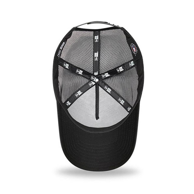 New Era LA Dodgers Tonal Black A-Frame Trucker Cap