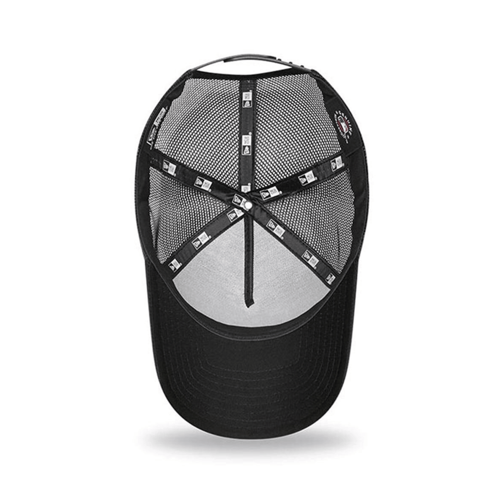 New Era LA Dodgers Tonal Black A-Frame Trucker Cap