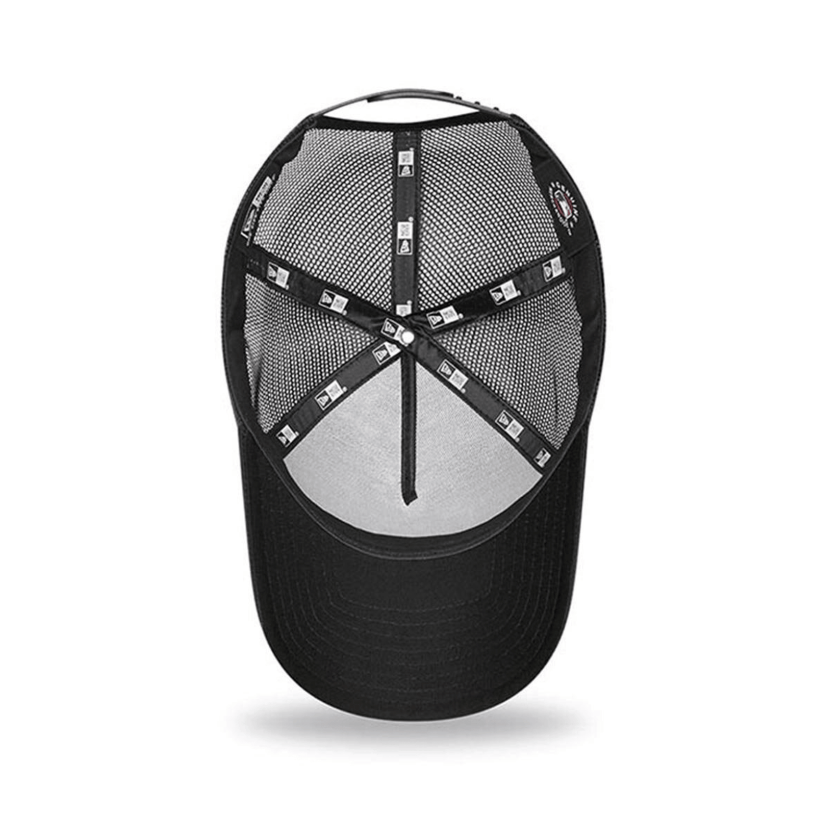 New Era LA Dodgers Tonal Black A-Frame Trucker Cap