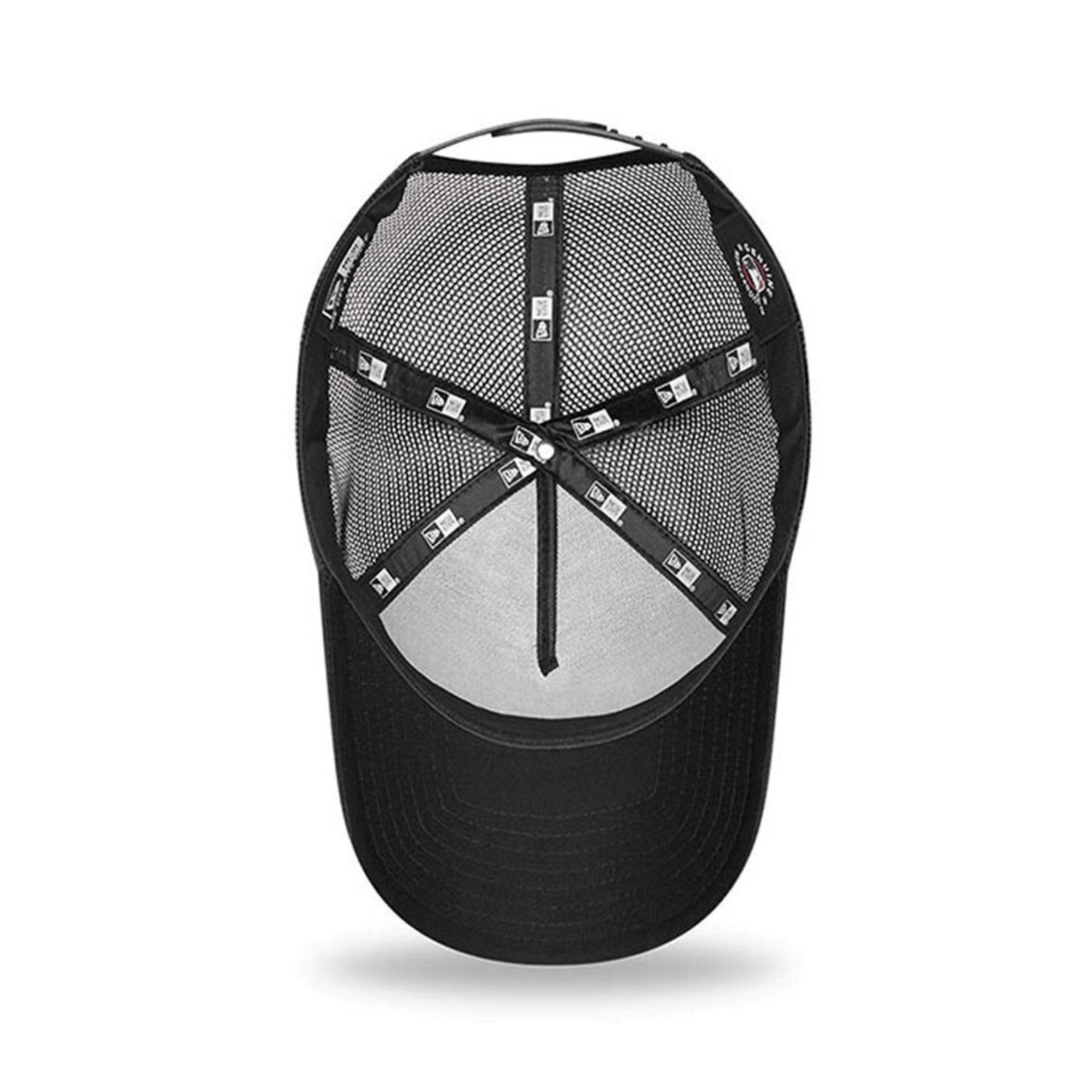 New Era LA Dodgers Tonal Black A-Frame Trucker Cap