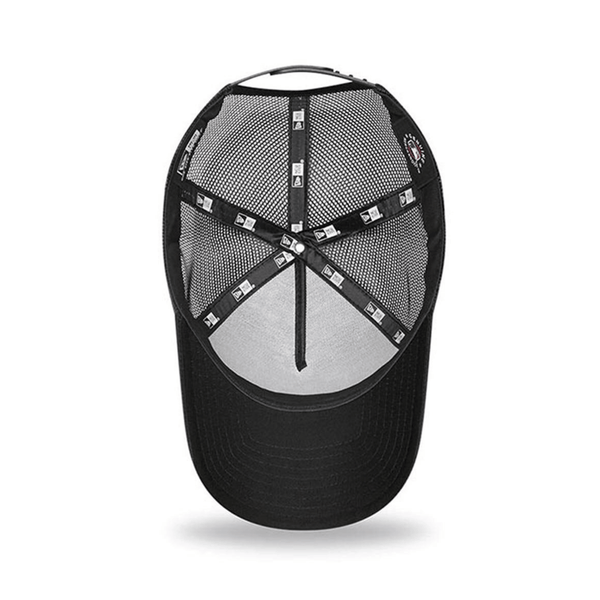 New Era LA Dodgers Tonal Black A-Frame Trucker Cap