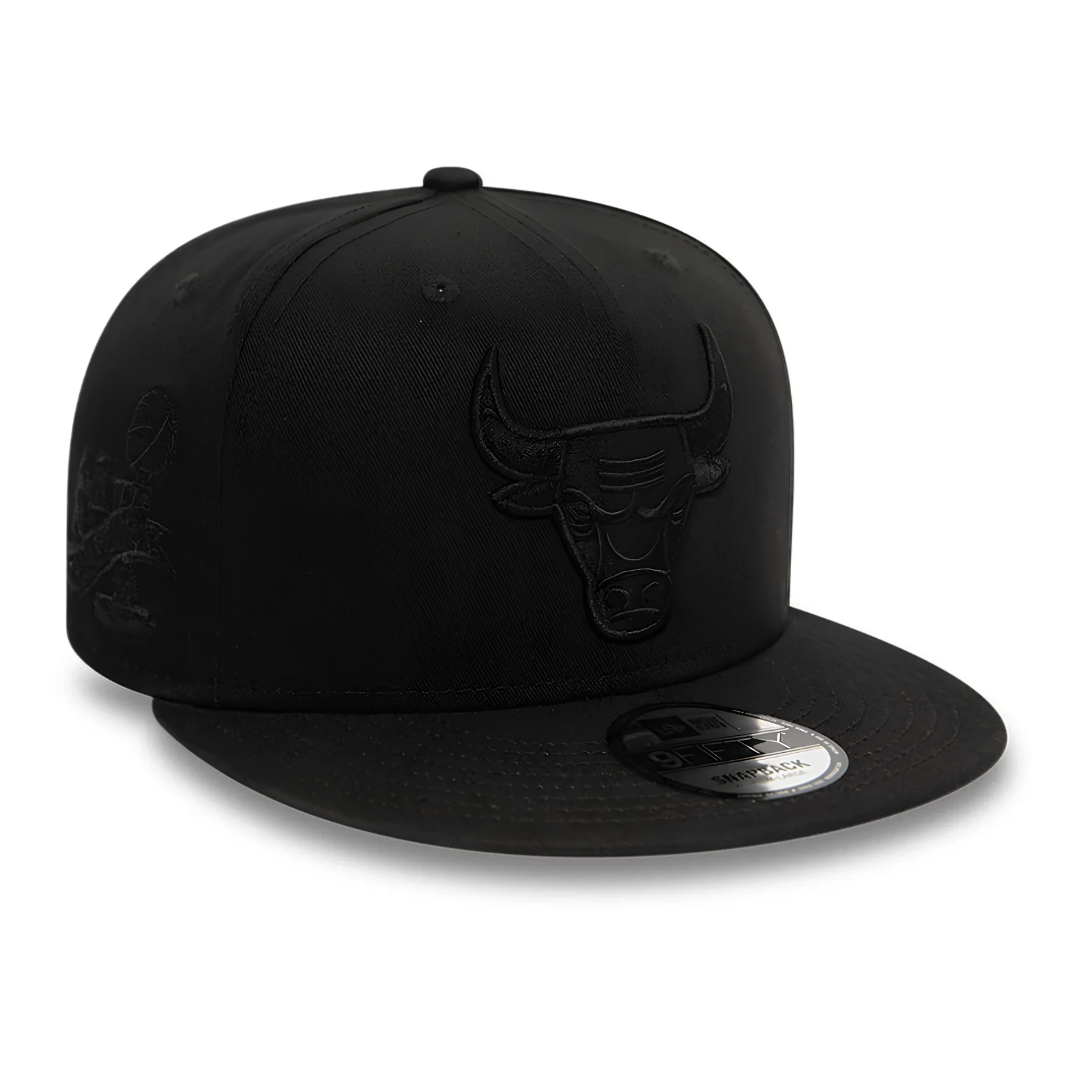 New Era Chicago Bulls NBA Monochrome Black 9FIFTY Snapback Cap