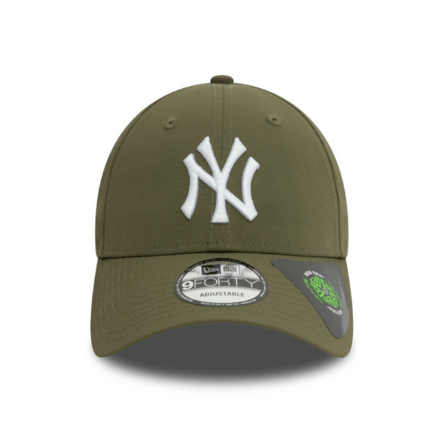 New Era New York Yankees Repreve League Essential Khaki Green 9FORTY Adjustable Cap