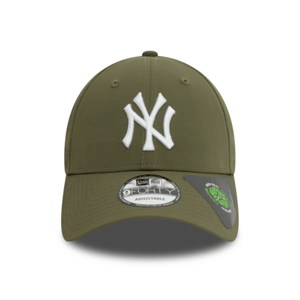 New Era New York Yankees Repreve League Essential Khaki Green 9FORTY Adjustable Cap