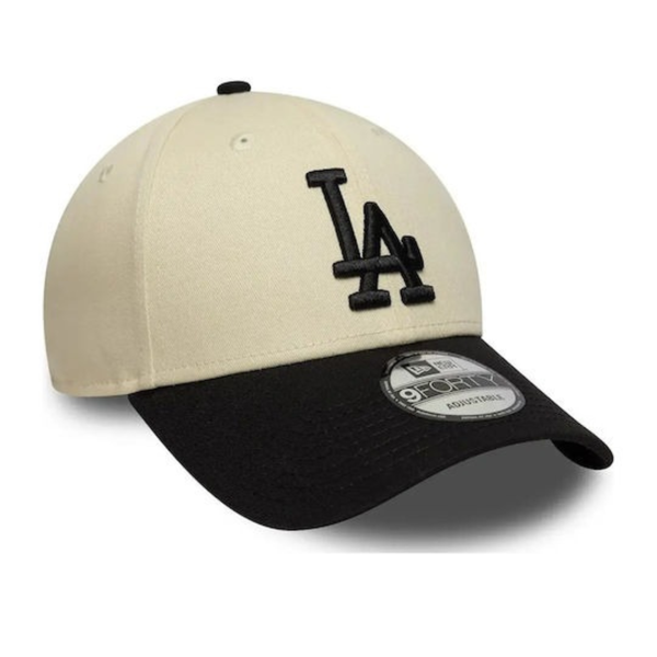 New Era LA Dodgers MLB Colour Block Light Beige 9FORTY Cap