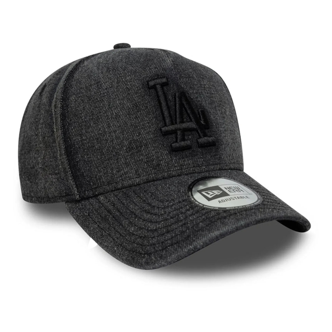 New Era LA Dodgers MLB Denim Black 9FORTY E-Frame Trucker Cap