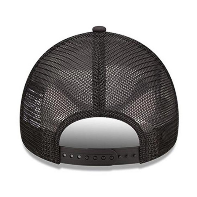 New Era LA Dodgers Tonal Black A-Frame Trucker Cap