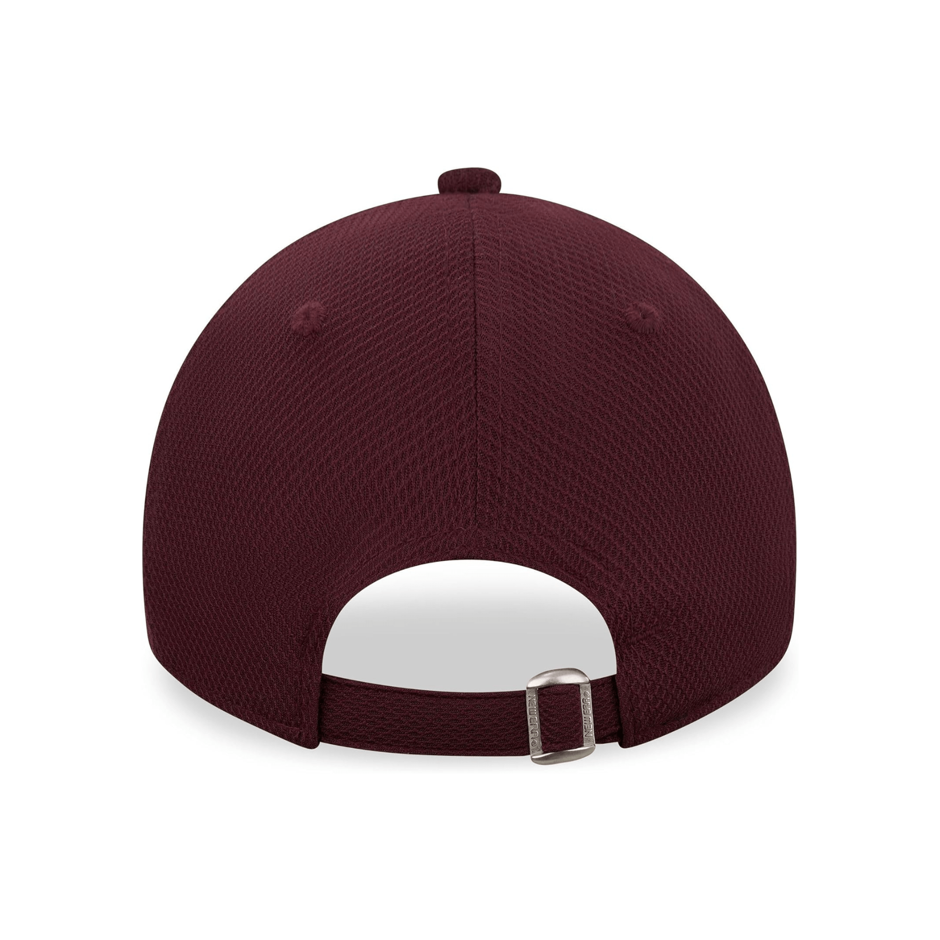 New Era New York Yankees 9FORTY Diamond Burgundy Adjustable Cap League Essential - Cap On
