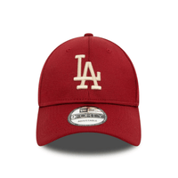 New Era LA Dodgers Pivot Knit Dark Red 9FORTY Adjustable Cap