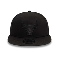 New Era Chicago Bulls NBA Monochrome Black 9FIFTY Snapback Cap