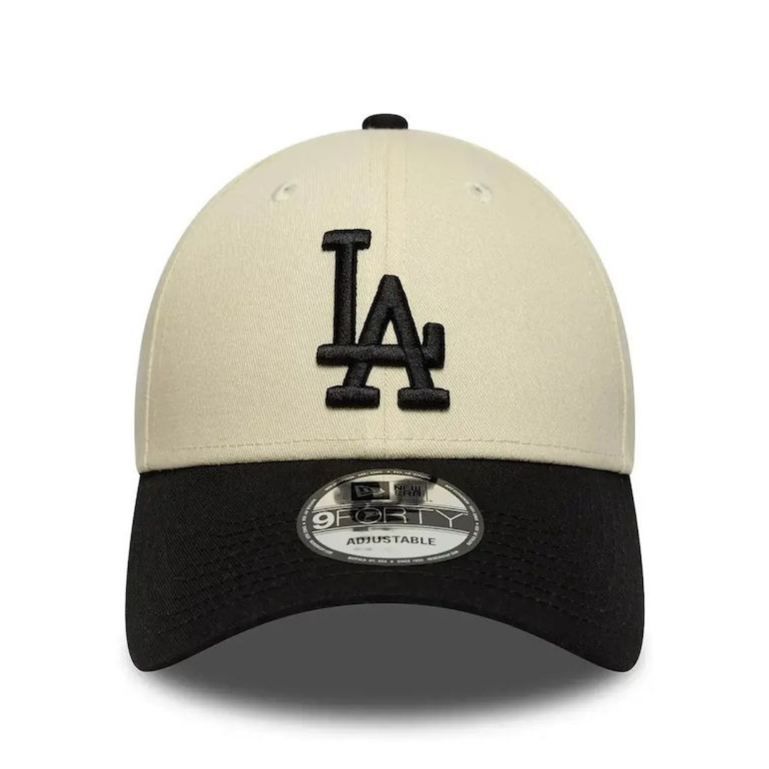New Era LA Dodgers MLB Colour Block Light Beige 9FORTY Cap