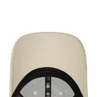 New Era New York Yankees MLB Corduroy 9FORTY Strapback Beige for Women
