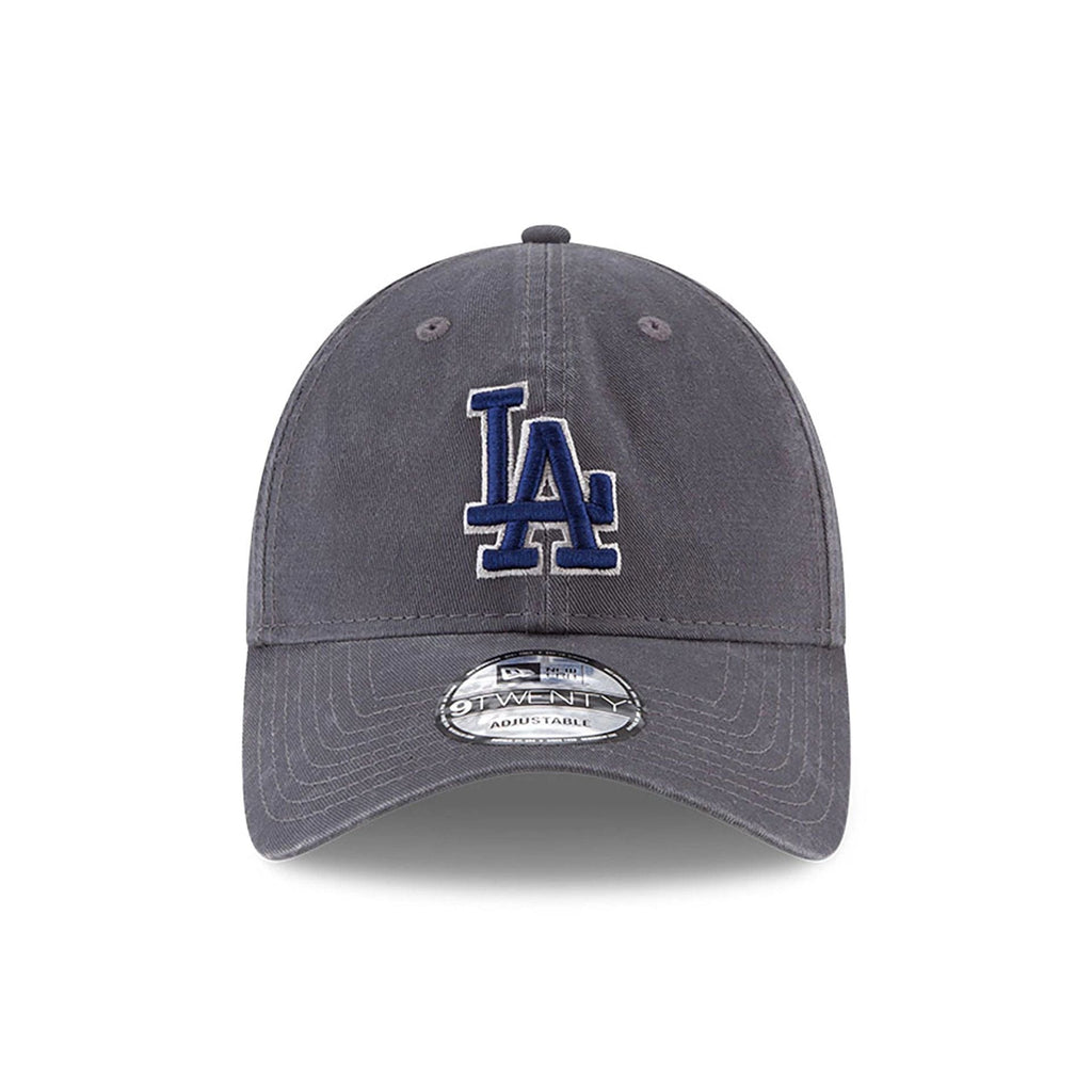 New Era LA Dodgers MLB Core Classic Grey 9TWENTY Adjustable Cap - View 2