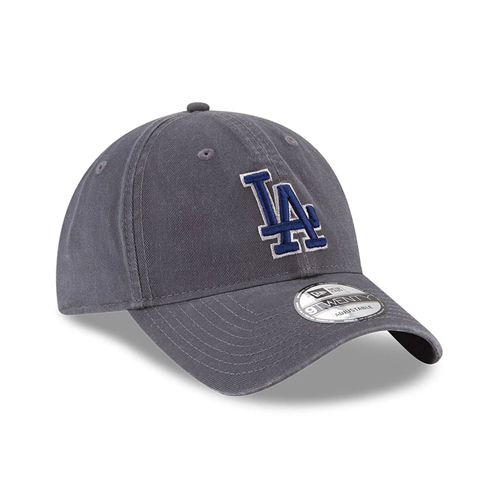 New Era LA Dodgers MLB Core Classic Grey 9TWENTY Adjustable Cap - View 3