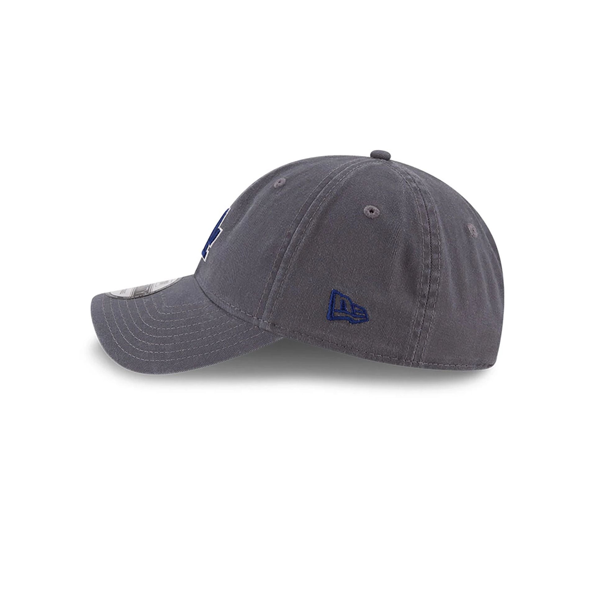 New Era LA Dodgers MLB Core Classic Grey 9TWENTY Adjustable Cap - View 6