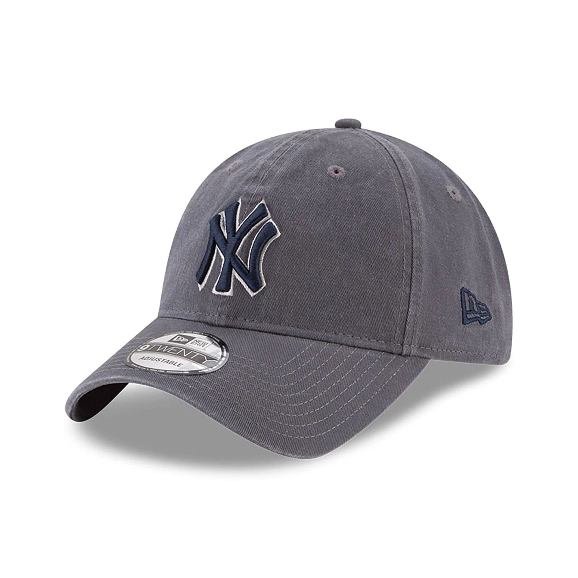New Era New York Yankees MLB Core Classic Grey 9TWENTY Adjustable Cap - View 1