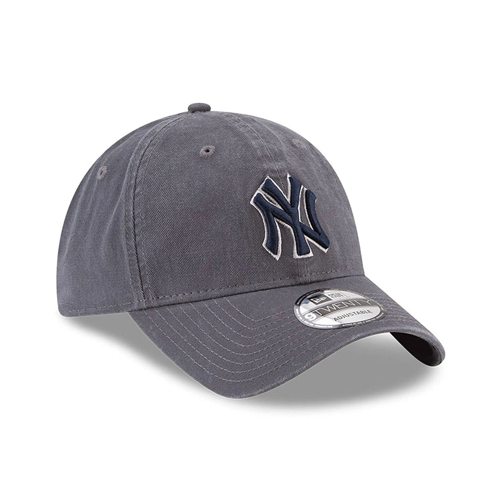 New Era New York Yankees MLB Core Classic Grey 9TWENTY Adjustable Cap - View 3