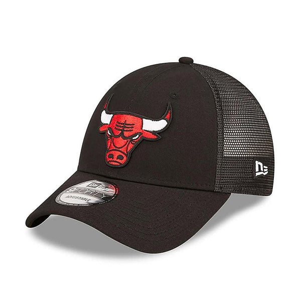 New Era Chicago Bulls NBA Home Field Black 9FORTY A-Frame Trucker Cap
