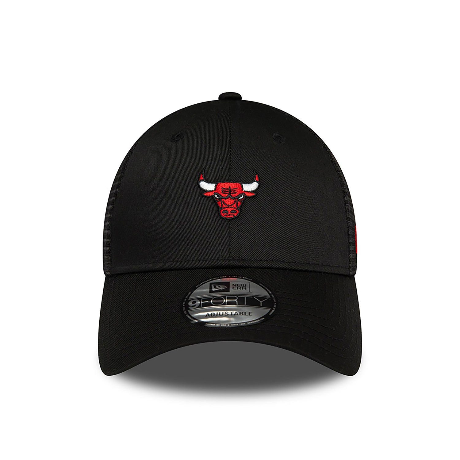 New Era Chicago Bulls Home Field Black 9FORTY A-Frame Trucker Cap - Cap On