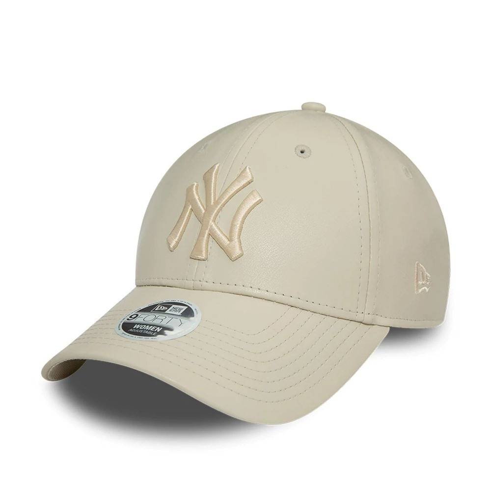 New Era Womens Faux Leather New York Yankees 9FORTY Cap - Cap On