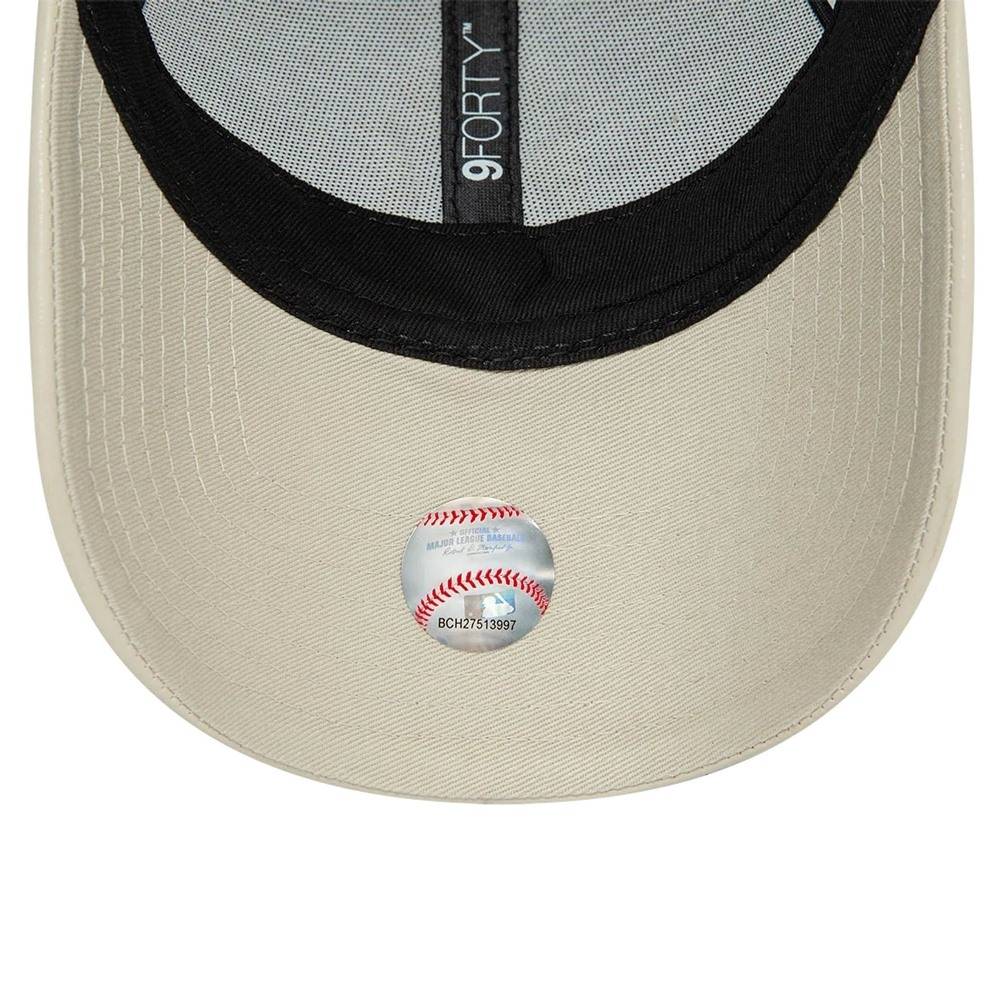New Era Womens Faux Leather New York Yankees 9FORTY Cap - Cap On