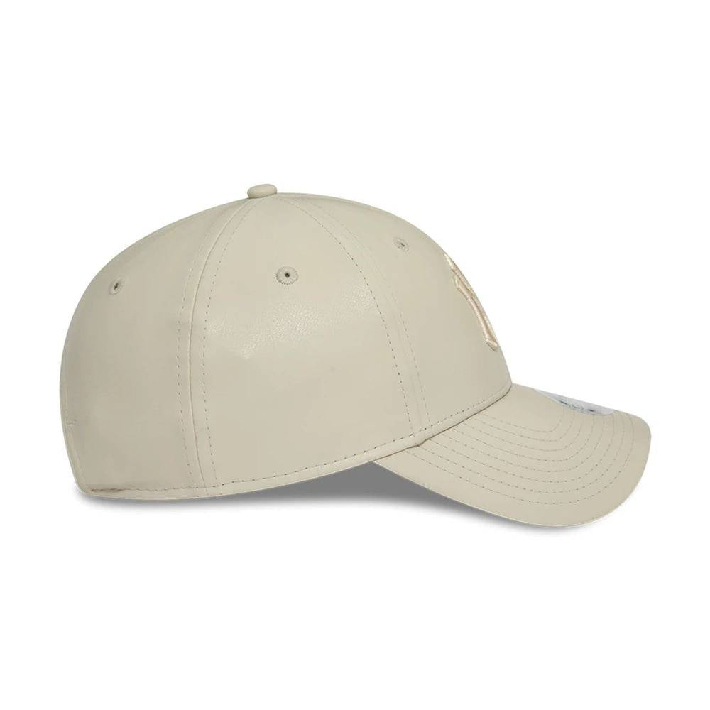 New Era Womens Faux Leather New York Yankees 9FORTY Cap - Cap On