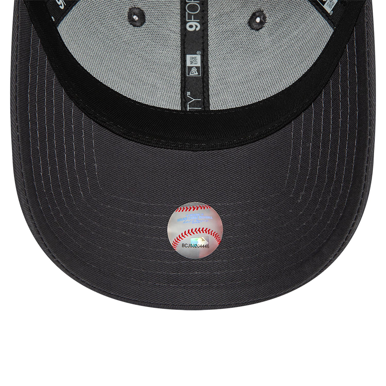 New Era New York Yankees Seasonal Infill Dark Grey 9FORTY Adjustable Cap - Cap On