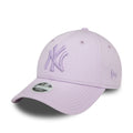 New Era New York Yankees Womens League Essential Lilac 9FORTY Adjustable Cap - Cap On