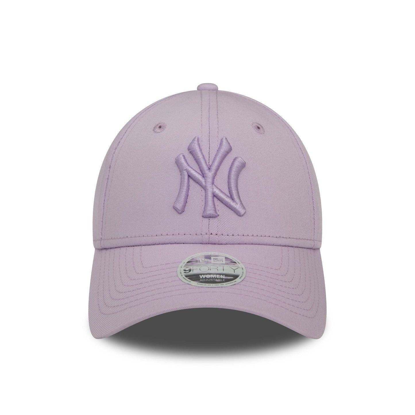 New Era New York Yankees Womens League Essential Lilac 9FORTY Adjustable Cap - Cap On
