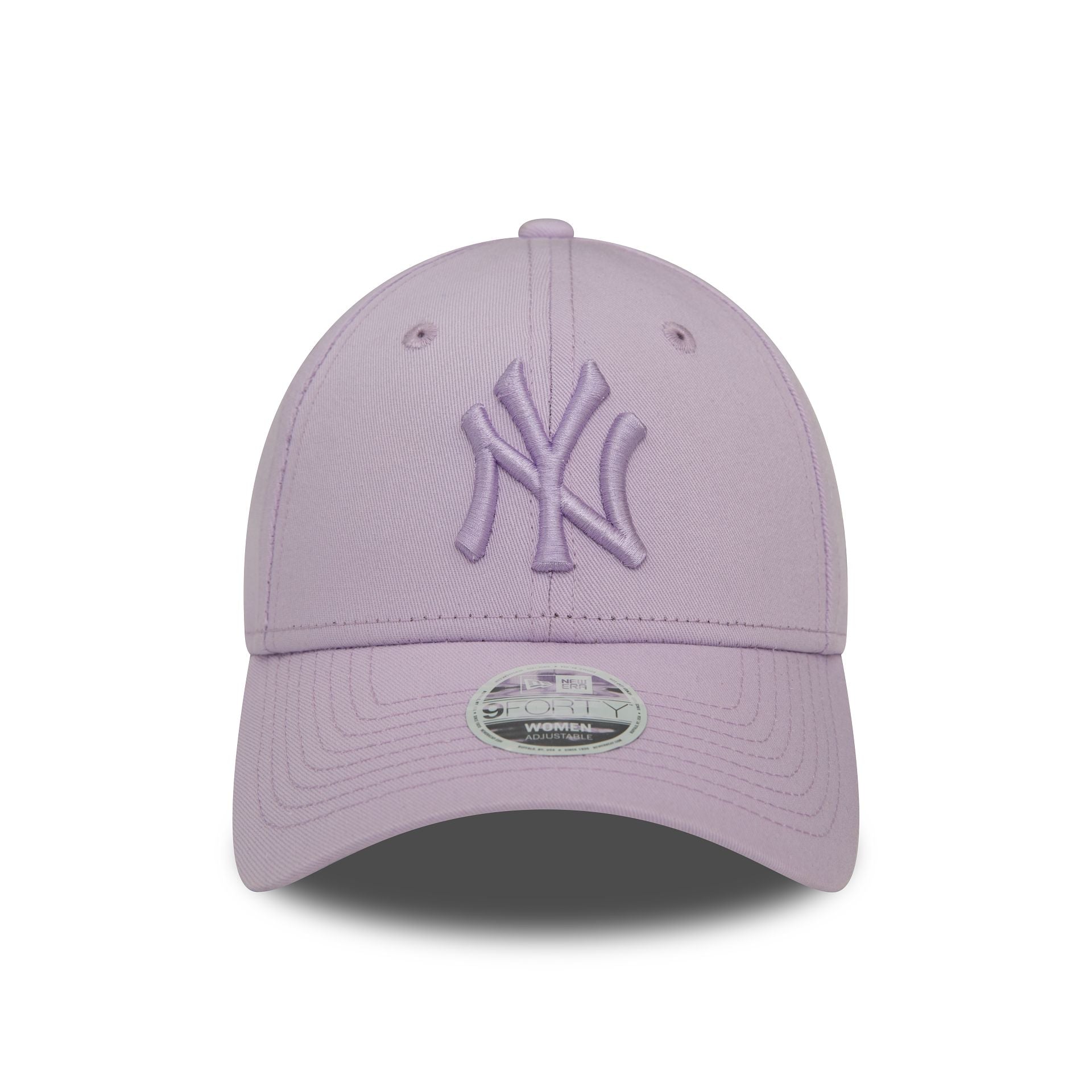 New Era New York Yankees Womens League Essential Lilac 9FORTY Adjustable Cap - Cap On