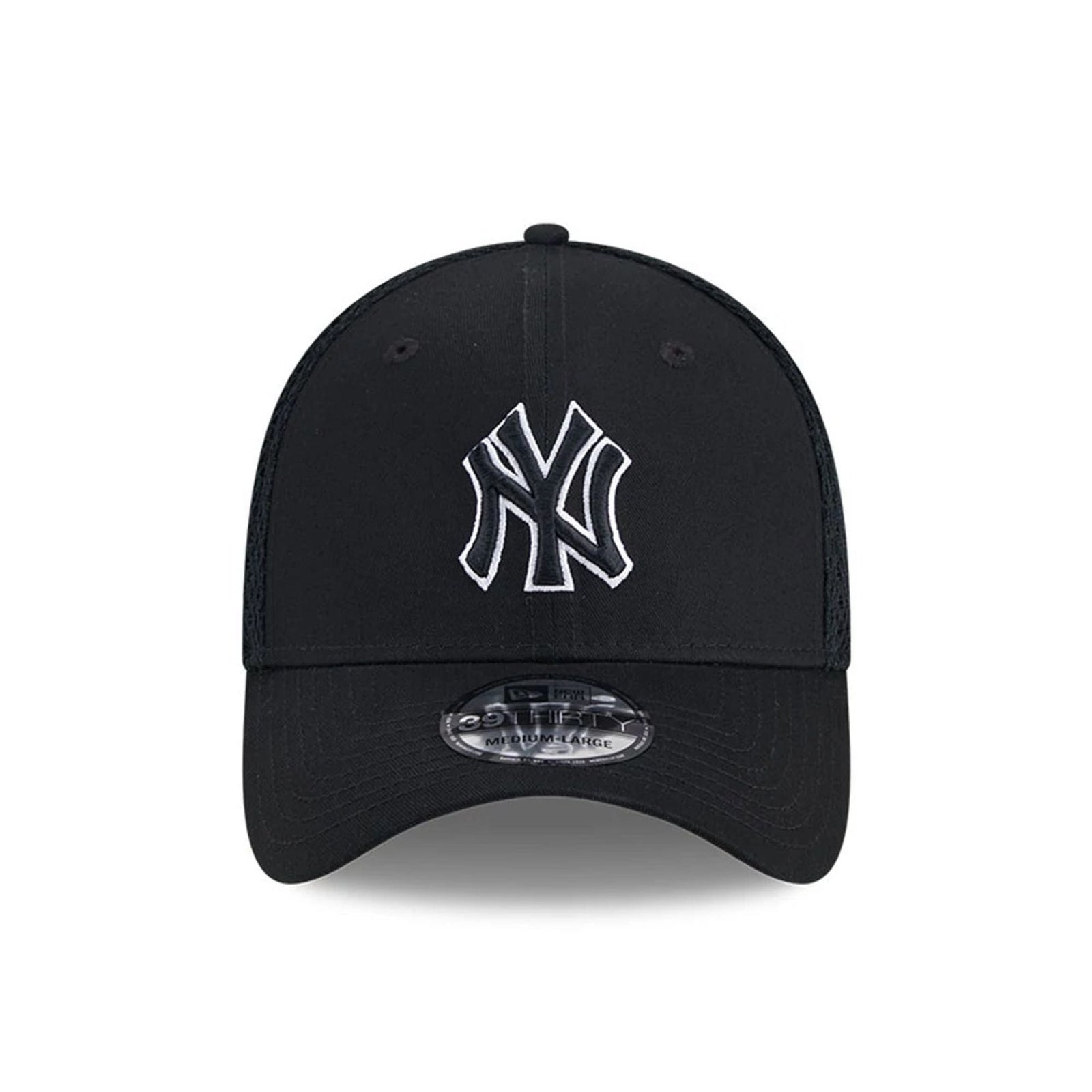 New Era New York Yankees MLB Evergreen Neo Black 39THIRTY Stretch Fit Cap