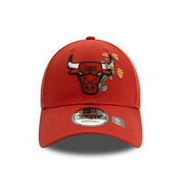 New Era Chicago Bulls NBA Flower Icon Red 9FORTY Adjustable Cap