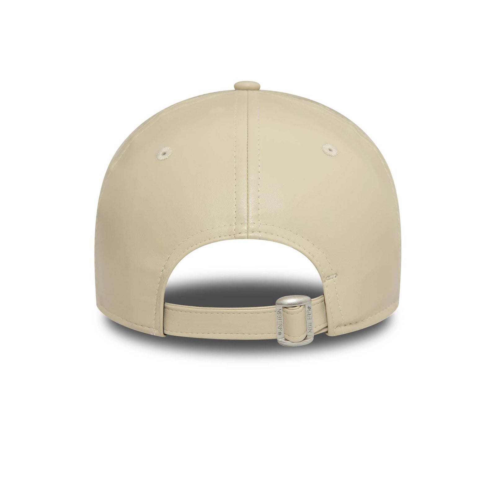 New Era New York Yankees Womens Midi PU Light Beige 9FORTY Adjustable Cap