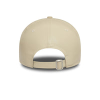 New Era New York Yankees Womens Midi PU Light Beige 9FORTY Adjustable Cap